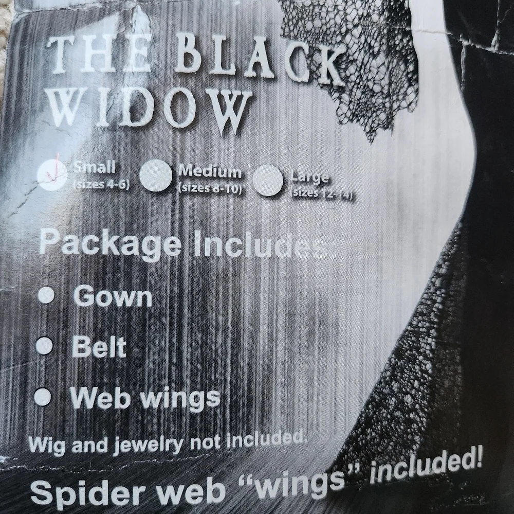 Black Widow Adult Costume with Wig - Picture 2 of 9